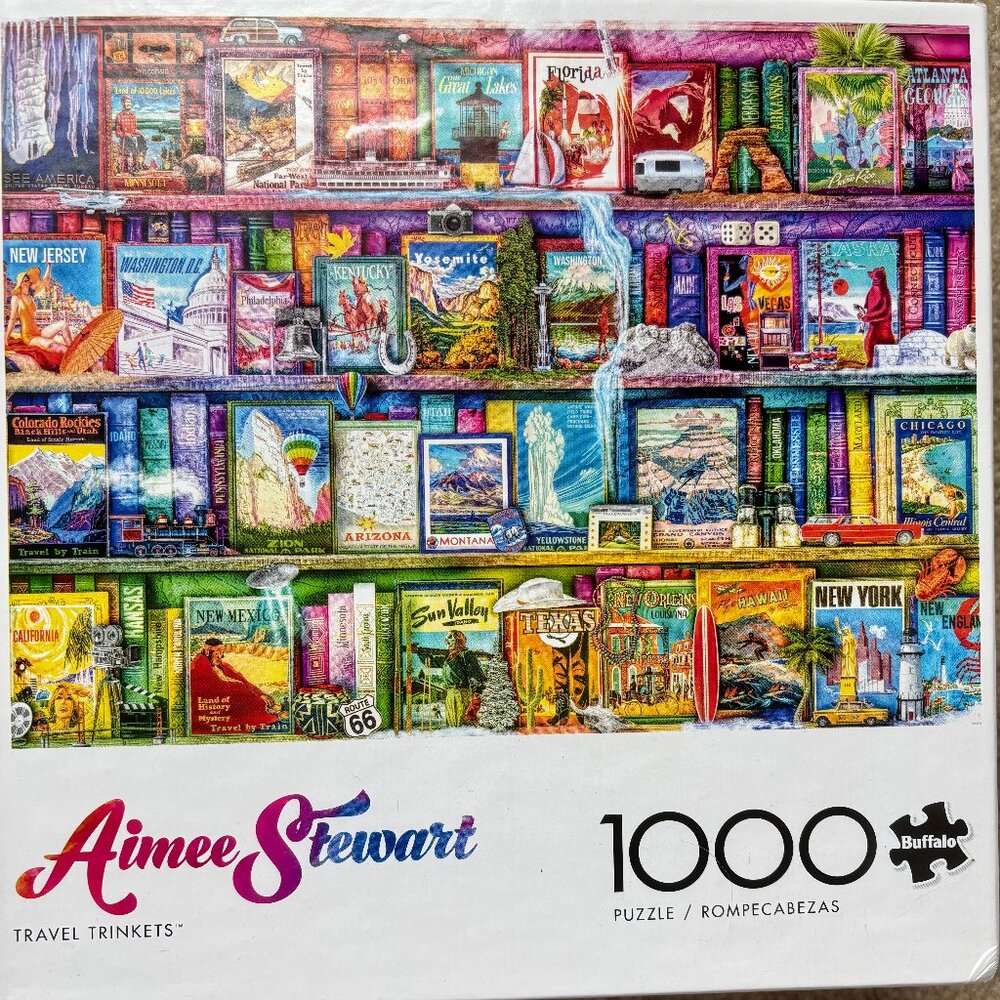 COPY - Four 1,000 piece puzzles (all pieces are included) - Picture 4 of 5